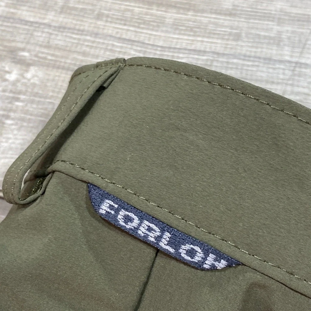 FORLOH Shorts‎ Mens 44 Green Polyester Spandex Hunting Outdoor Made in USA